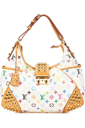 LOUIS VUITTON 2010 Monogram Multicolore Chrissie MM Schultertasche