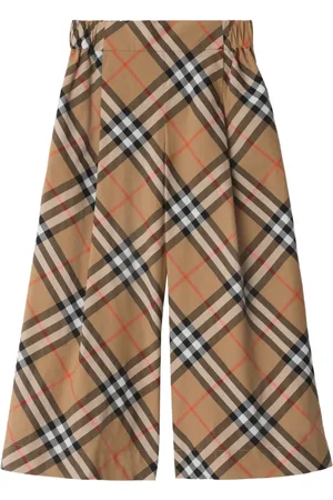 Burberry Schmale Hose mit Karomuster