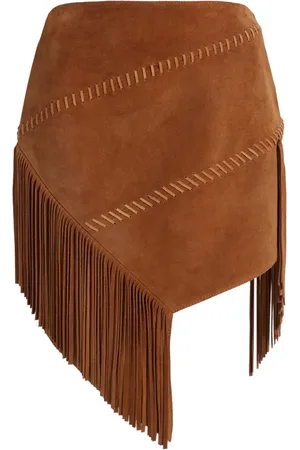COPERNI Asymmetrischer Wildlederrock