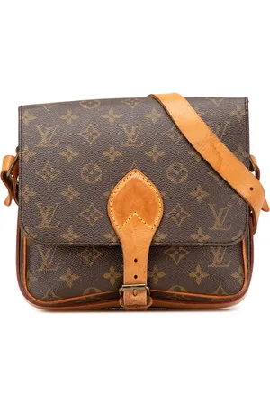 LOUIS VUITTON 1984 Monogram Cartouchiere MM Umhängetasche