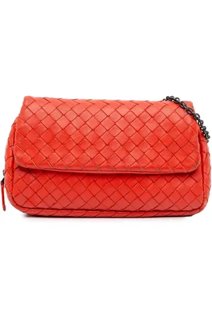 Bottega Veneta 2012-2024 Intrecciato Chain Flap Umhängetasche