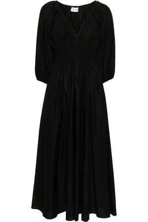 MATTEAU Maxikleid mit V-Ausschnitt