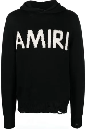 AMIRI Hoodie mit gestricktem Logo
