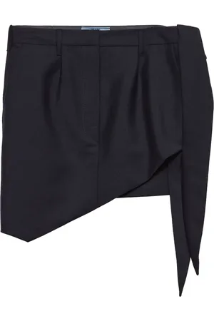 Prada Asymmetrischer Minirock