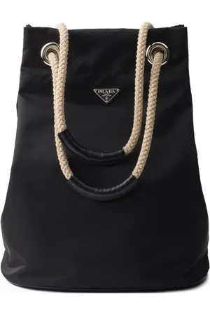 Prada Re-Nylon Tote Bag mit Kordelzug