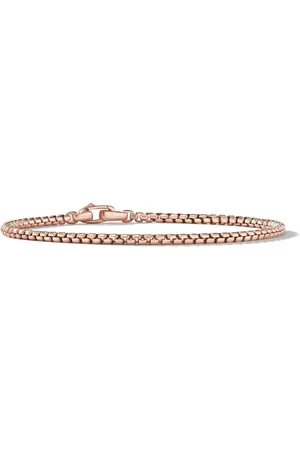 David Yurman 18kt Rotgold-Venezianer-Kettenarmband 2,7mm