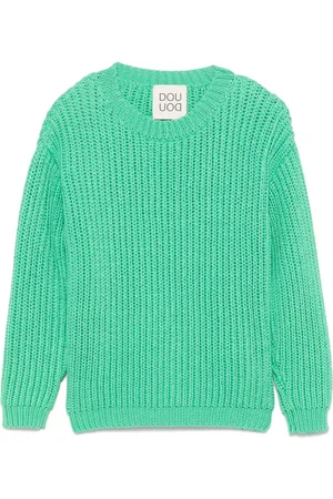 DOUUOD KIDS Pullover mit Logo-Patch