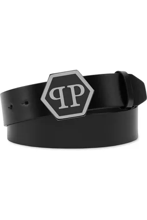 Philipp Plein Gürtel mit Hexagon-Logo