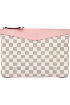 LOUIS VUITTON 2019 Damier Azur Daily Pouch Clutch