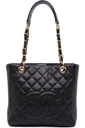 CHANEL 2011 Petite Caviar Shopping Tote Bag