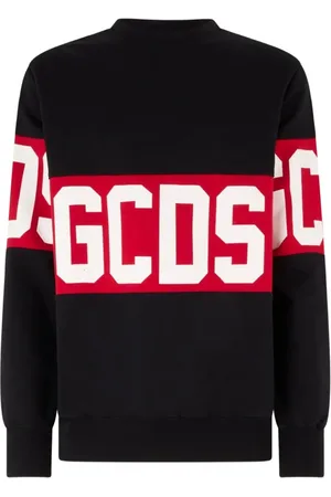GCDS Rundhals-Sweatshirt mit Band-Logo