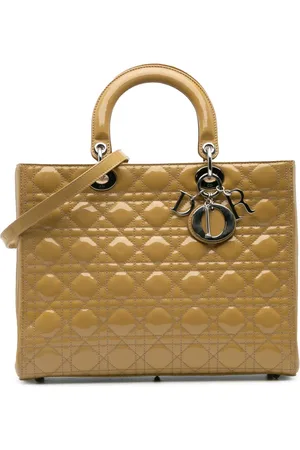 Dior 2012 große Umhängetasche aus Lackleder