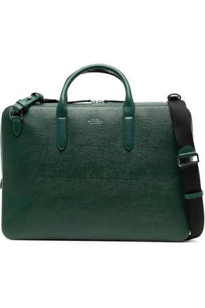 SMYTHSON Schmale Panama Aktentasche