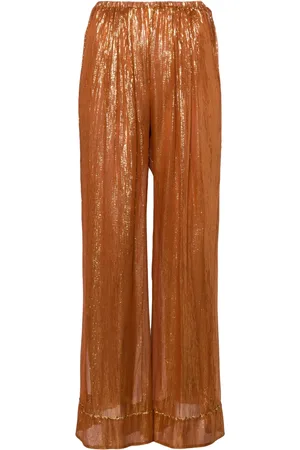 FORTE FORTE Straight-Leg-Hose aus Lurex