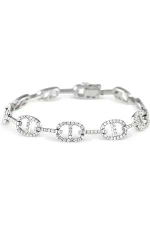 LB Exclusive 18kt Weißgoldarmband mit Diamanten