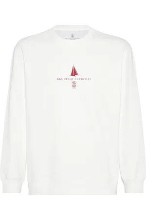 Brunello Cucinelli Sweatshirt mit Logo-Print