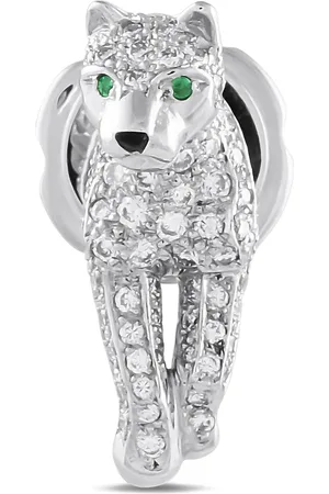 Cartier Panthère Brosche aus Platin mit Diamanten