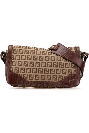 Fendi 2000-2010 Zucchino Canvas Schultertasche