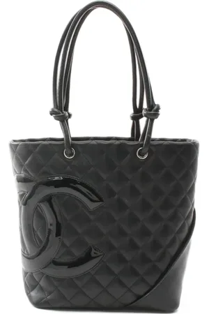 CHANEL 2005-2006 mittelgroße Cambon Ligne Tote Bag