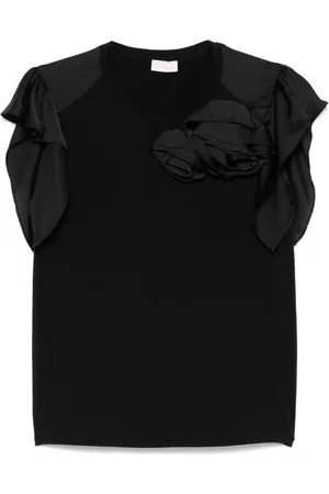 Liu Jo Bluse mit Blumenapplikation