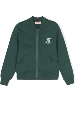 The Animals Observatory Zebra Bomberjacke mit Logo-Print
