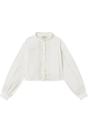 Twin-Set Bluse mit Gitterdetail