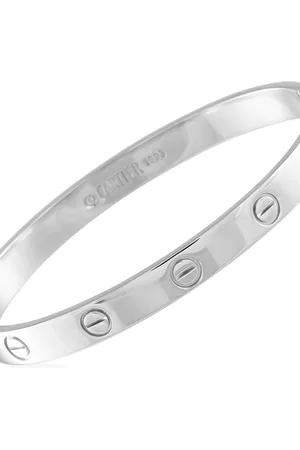 Cartier 18kt Love Weißgoldarmreif