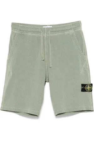 Stone Island Joggingshorts mit Kompass-Patch
