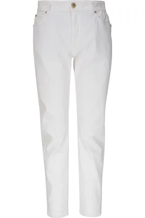 Brunello Cucinelli Halbhohe Slim-Fit-Jeans