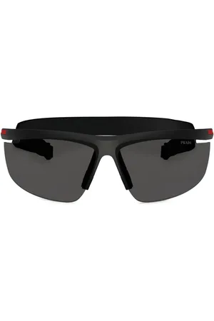 Prada Sonnenbrille mit Shield-Gestell