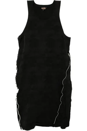 Comme des Garçons Camouflage jacquard zip dress