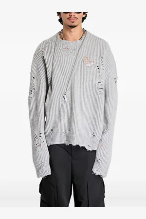HELIOT EMIL Pullover im Distressed-Look