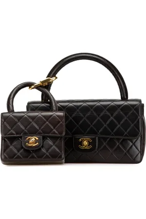 CHANEL 1994-1996 Parent Child Kelly Set Handtasche