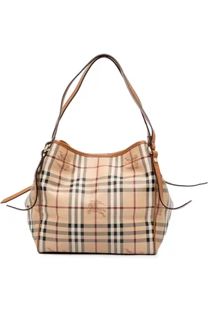 Burberry 2010-2017 Haymarket Check Canterbury Tote Bag aus bechichtetem Canvas