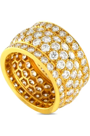 Cartier 18kt Nigeria Gelbgoldring mit Diamanten