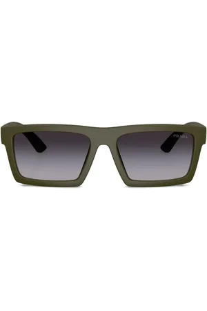 Prada Sonnenbrille mit eckigem Gestell