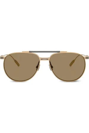 Brunello Cucinelli Getönte Pilotenbrille