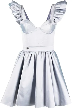 Philipp Plein Minikleid mit Rüschendetail