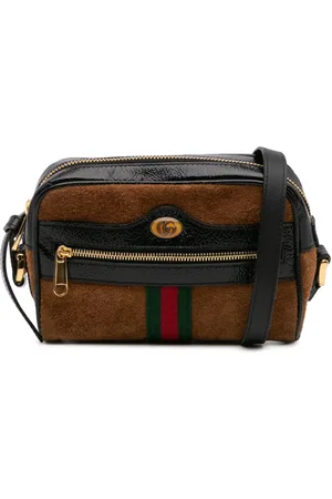 Gucci 2016-2024 mini Ophidia Umhängetasche aus Wildleder