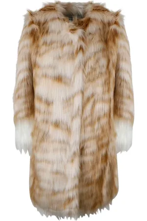 ALABAMA MUSE Oversized-Mantel aus Faux Fur