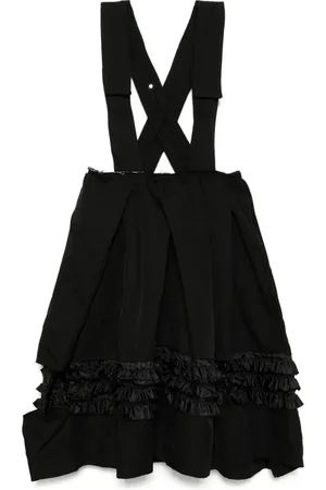 Comme des Garçons Latzkleid mit Rüschen