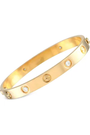 Cartier 18kt Love 4 Gelbgoldarmband mit Diamant