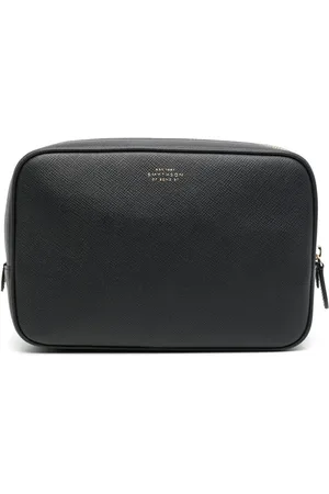 SMYTHSON Kulturbeutel mit Logo-Prägung