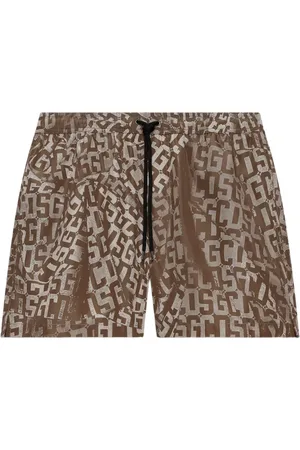 GCDS Essentials Monogram Badeshorts