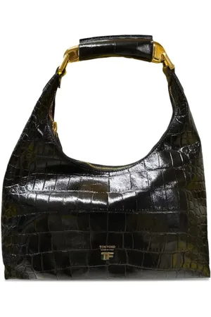 Tom Ford Große Tote Bag mit Kroko-Effekt