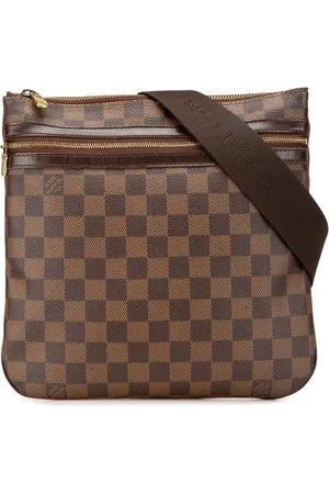 LOUIS VUITTON 2007 Damier Ebene Bosphore Pochette Umhängetasche