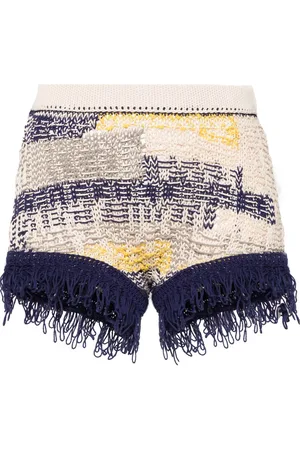 Sportmax Shorts mit Intarsien-Strick