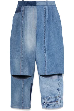 A.W.A.K.E. MODE Cut-out detail jeans