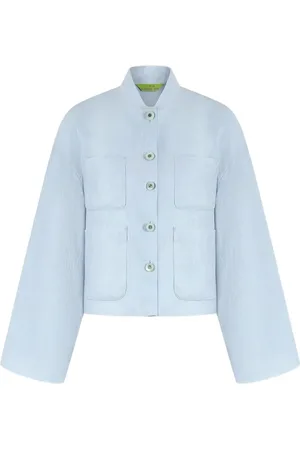 SHANGHAI TANG Jacke aus Leinen