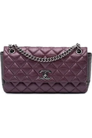 CHANEL 2012-2013 Aged Lady Pearly Flap Schultertasche aus Kalbsleder